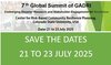 7th Global Summit of GARI - 21 to 23 July 2025 - SAVE THE DATES